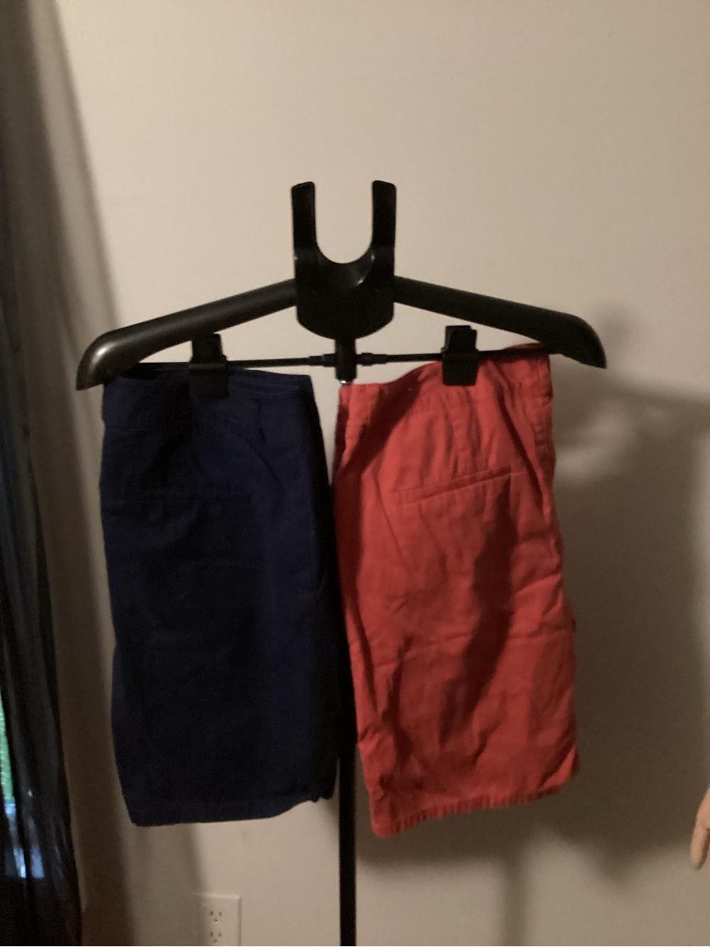 Cato Navy and Coral Women’s Shorts - Pair